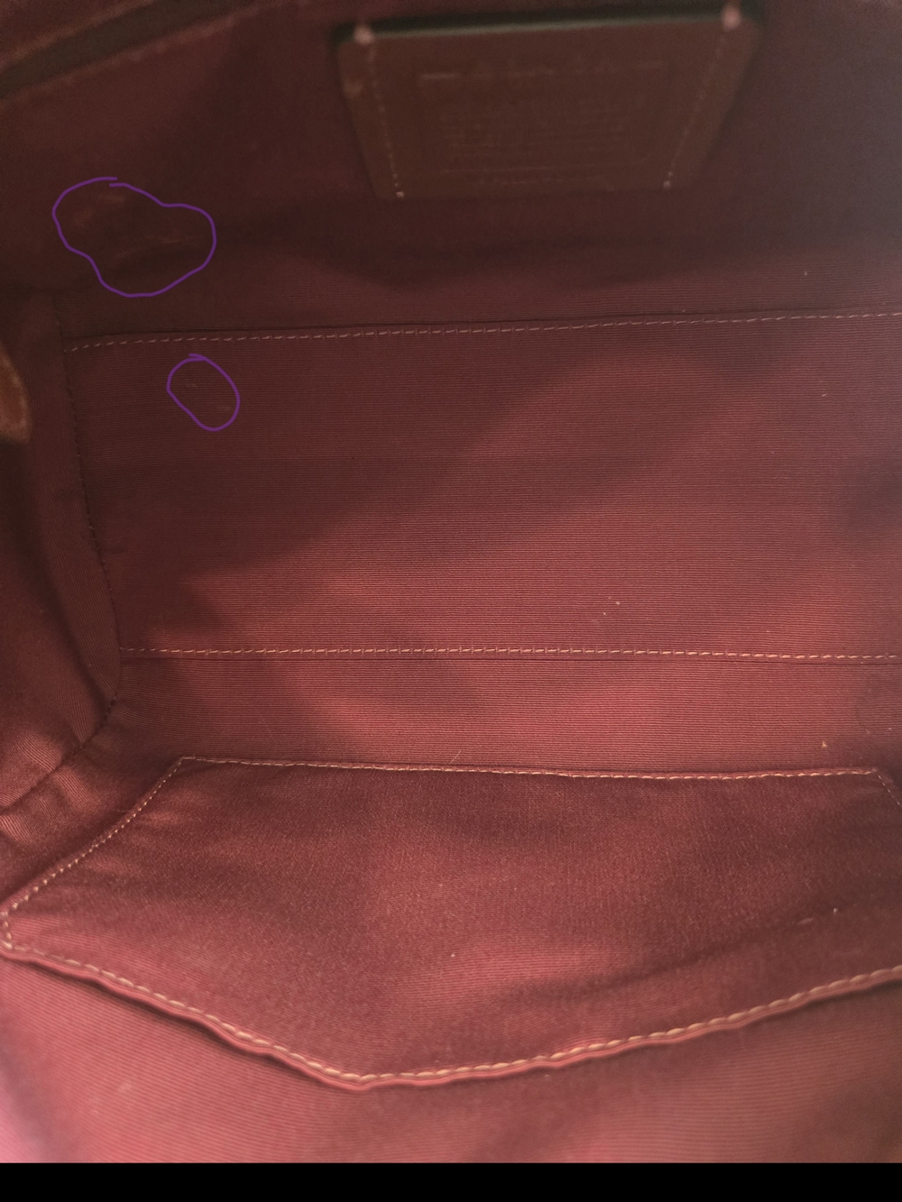 Coach Rowan Satchel Medium Leather & Suede Redwood Brown Bonus Charm Included - Picture 14 of 14